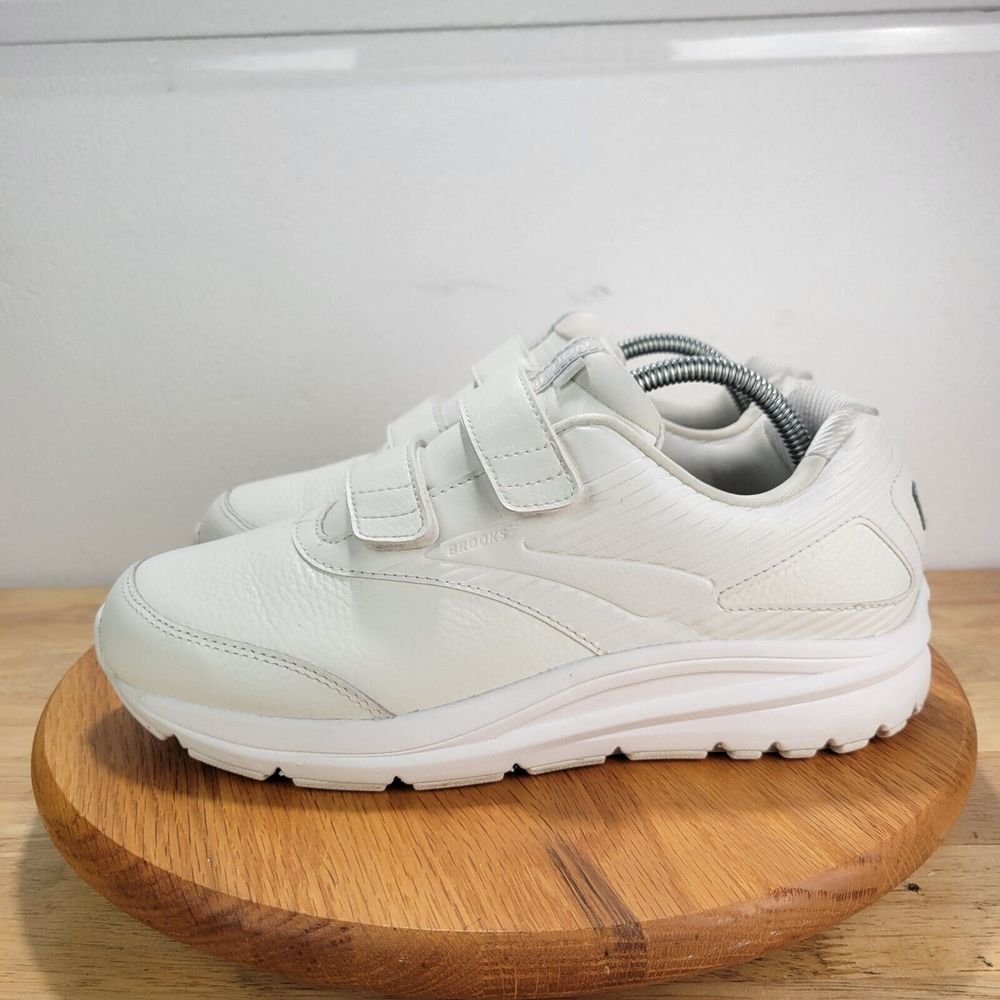 Brooks Addiction Walker 1203091B142 White Casual Shoes Sneakers Women's 10.5 B